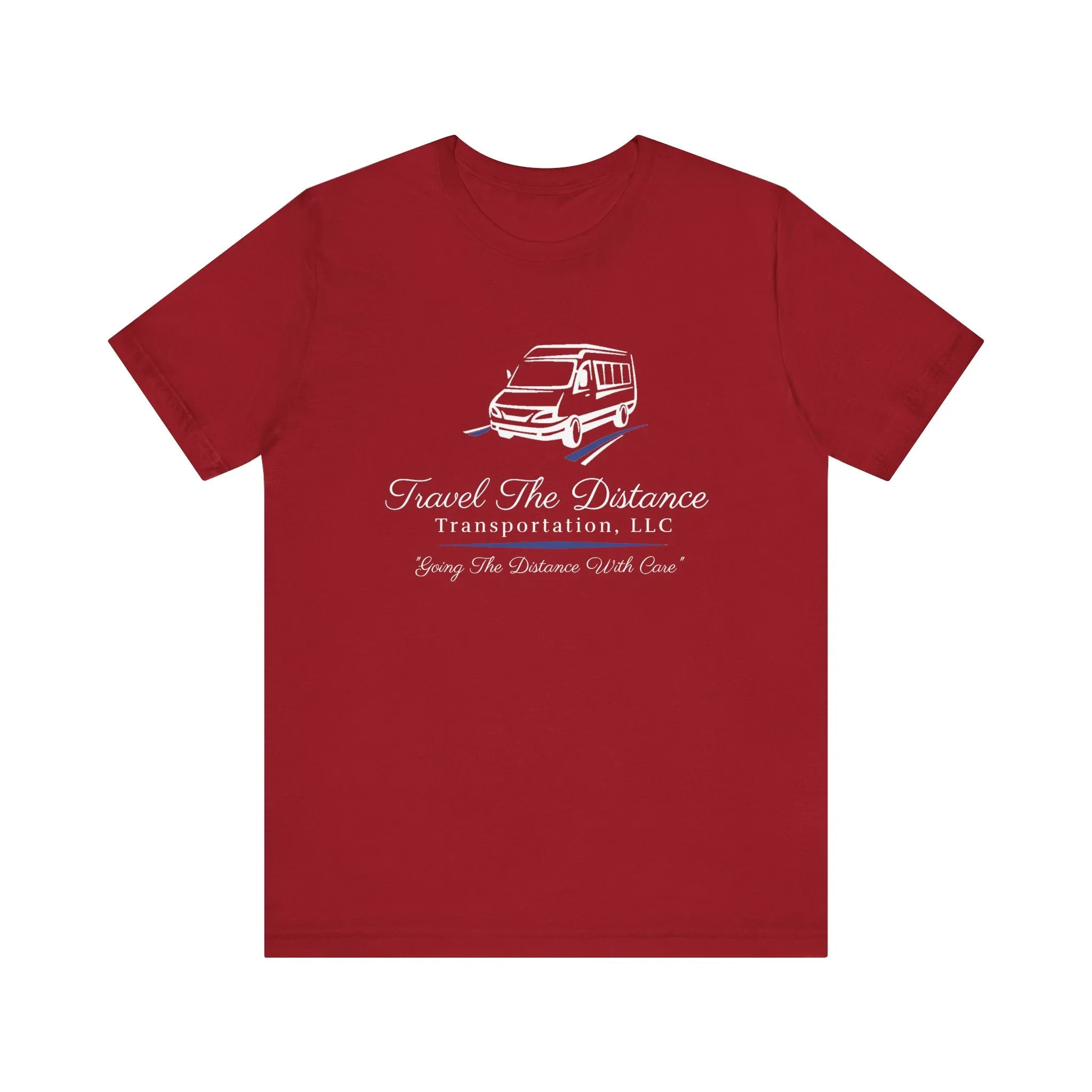 Travel The Distance Transportation Tee: Unisex Jersey Short Sleeve Tee