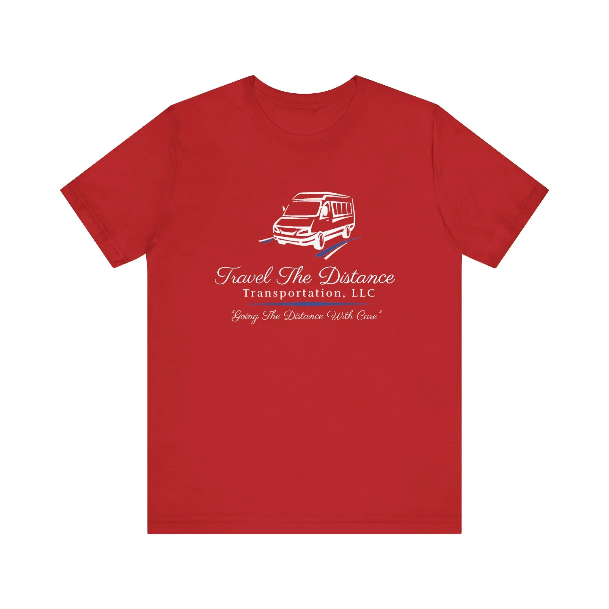 Travel The Distance Transportation Tee: Unisex Jersey Short Sleeve Tee