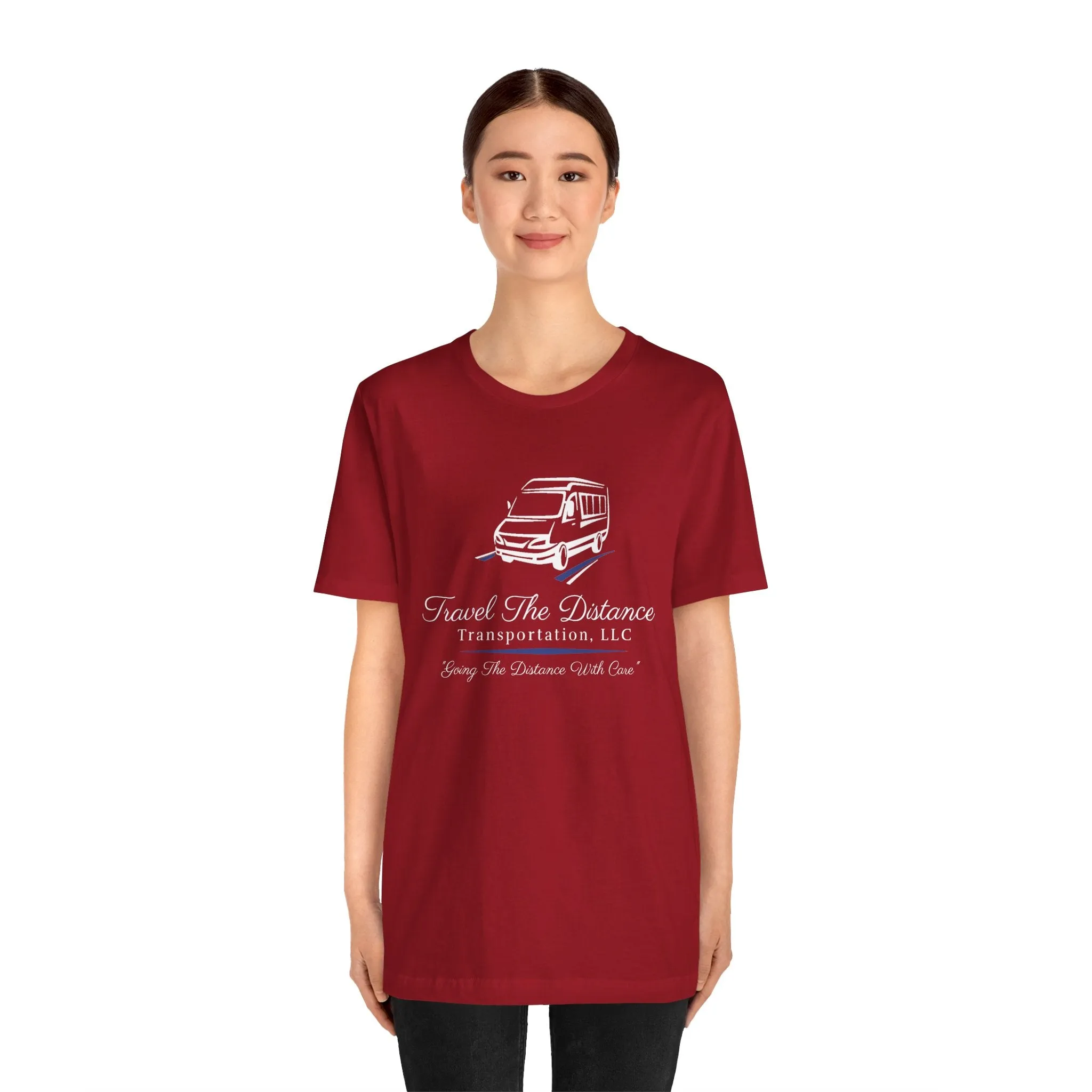 Travel The Distance Transportation Tee: Unisex Jersey Short Sleeve Tee