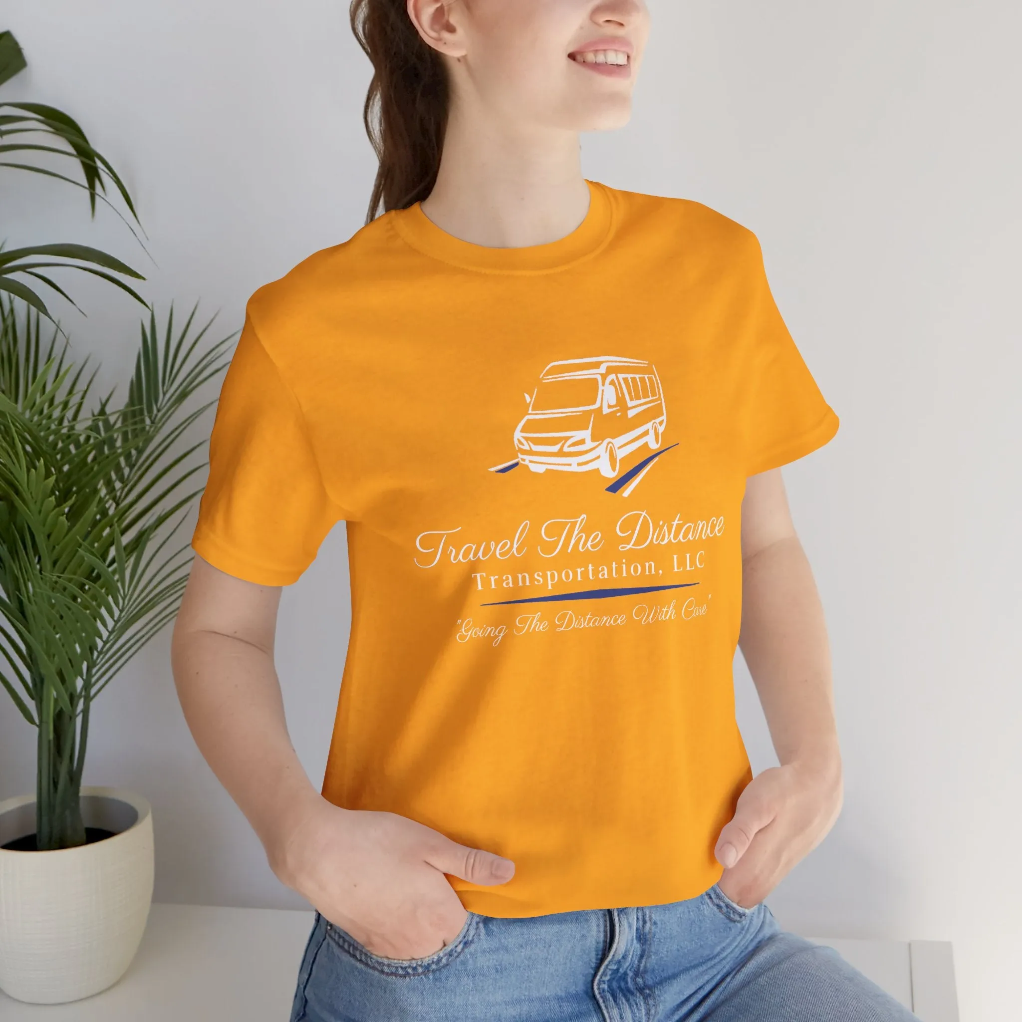 Travel The Distance Transportation Tee: Unisex Jersey Short Sleeve Tee