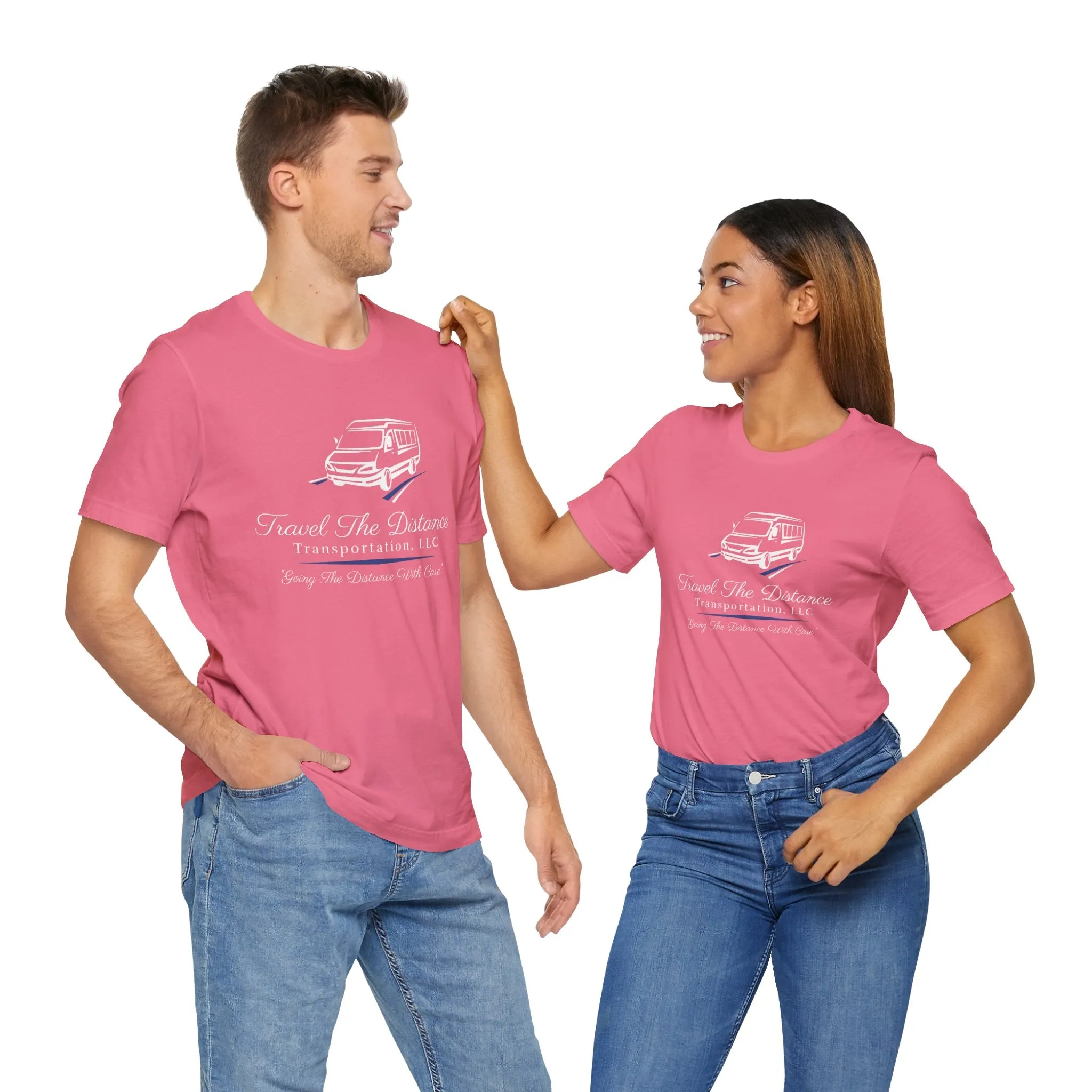 Travel The Distance Transportation Tee: Unisex Jersey Short Sleeve Tee
