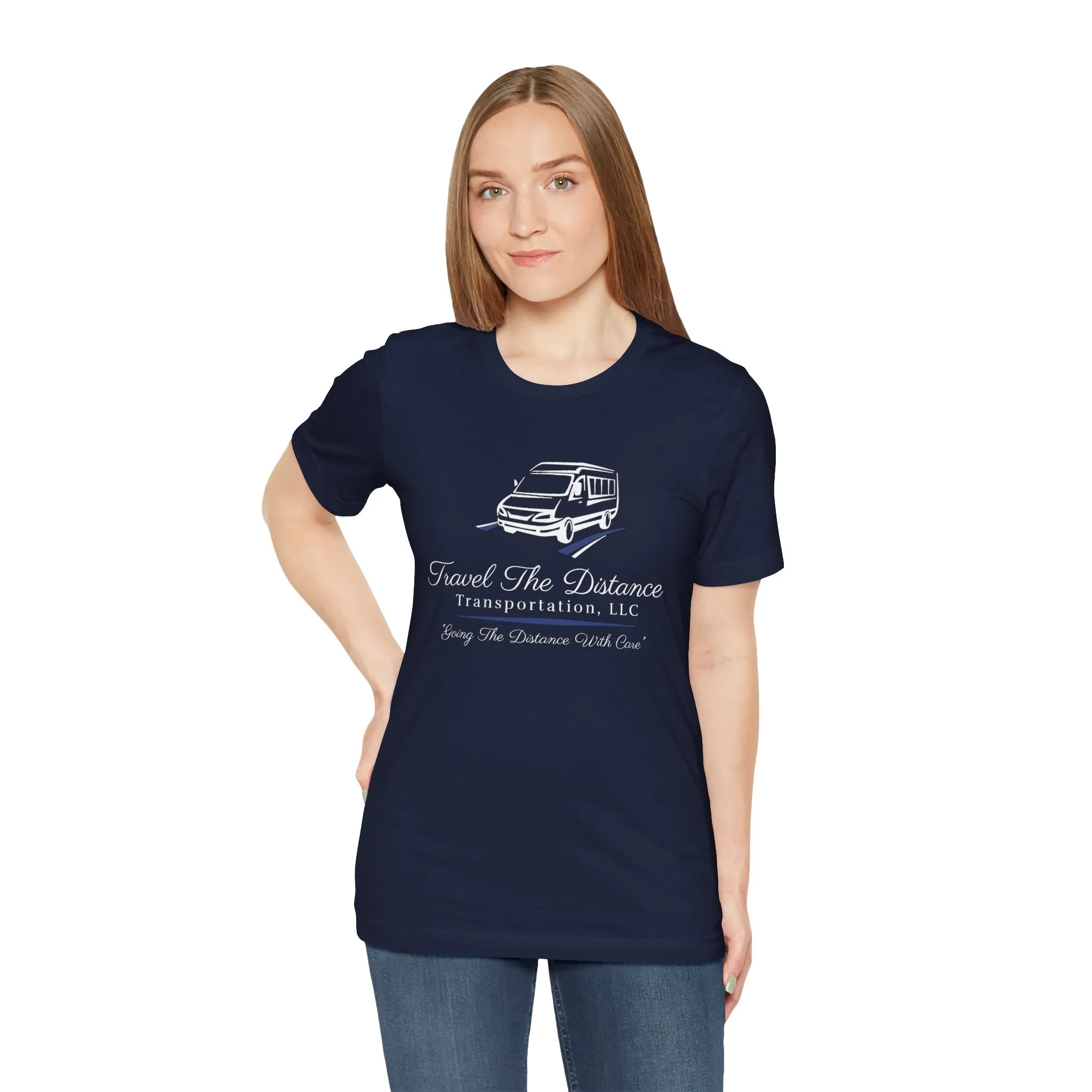 Travel The Distance Transportation Tee: Unisex Jersey Short Sleeve Tee