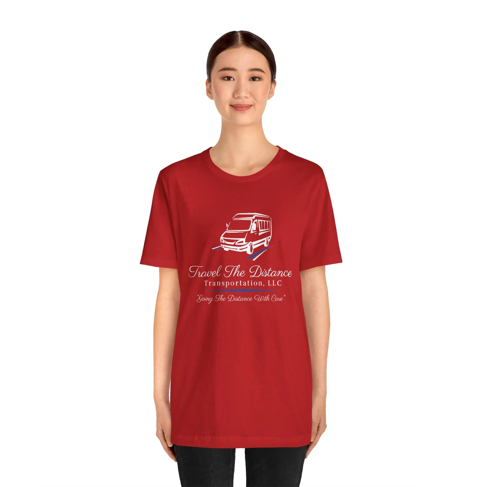 Travel The Distance Transportation Tee: Unisex Jersey Short Sleeve Tee