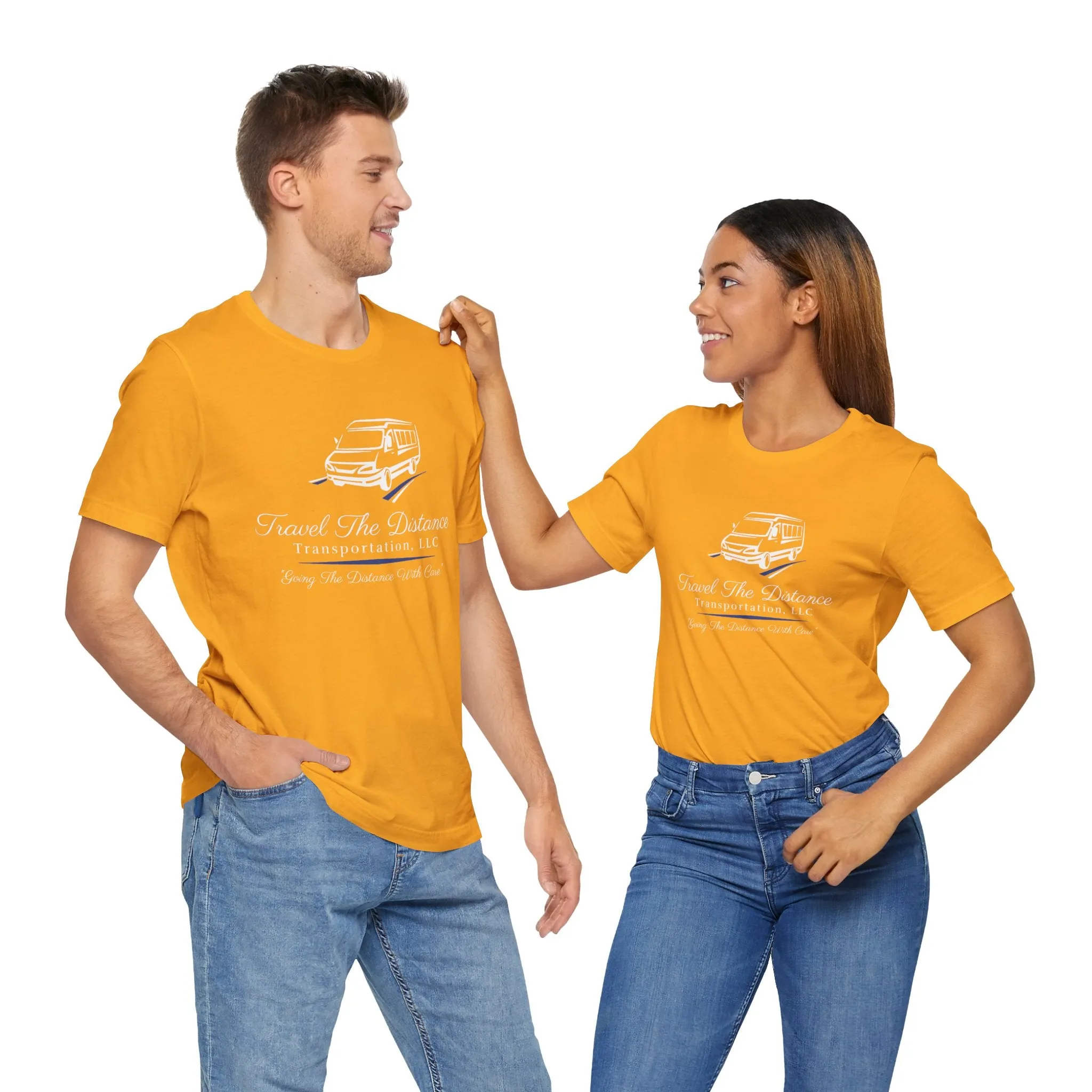 Travel The Distance Transportation Tee: Unisex Jersey Short Sleeve Tee