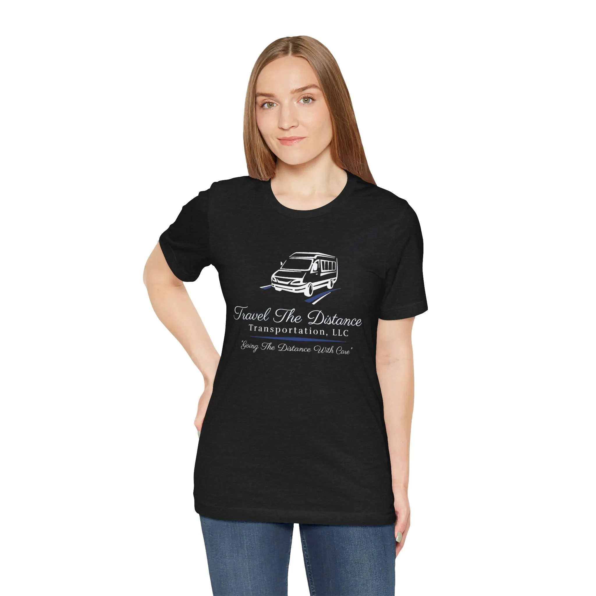Travel The Distance Transportation Tee: Unisex Jersey Short Sleeve Tee