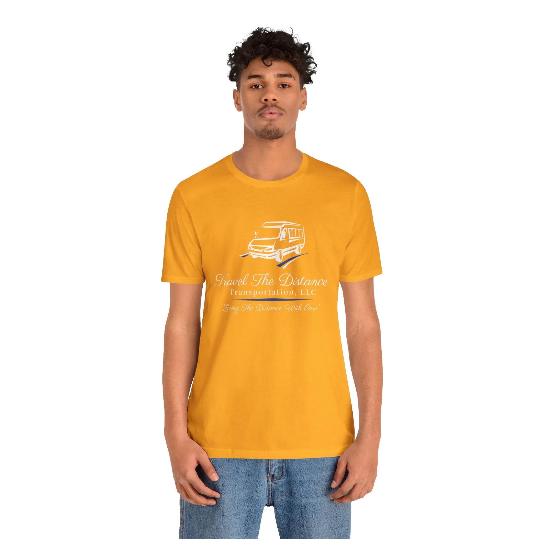 Travel The Distance Transportation Tee: Unisex Jersey Short Sleeve Tee