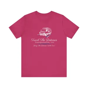 Travel The Distance Transportation Tee: Unisex Jersey Short Sleeve Tee