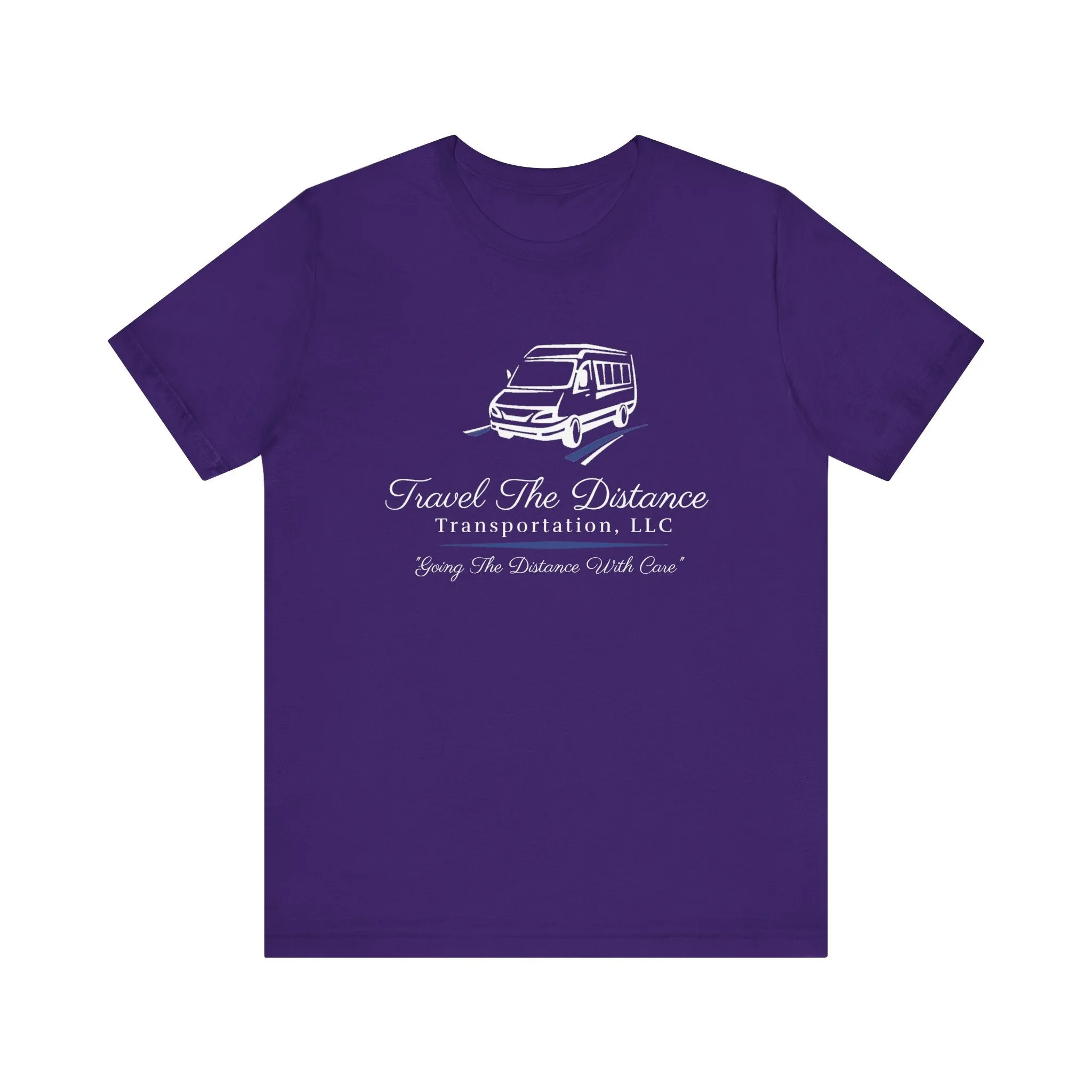 Travel The Distance Transportation Tee: Unisex Jersey Short Sleeve Tee