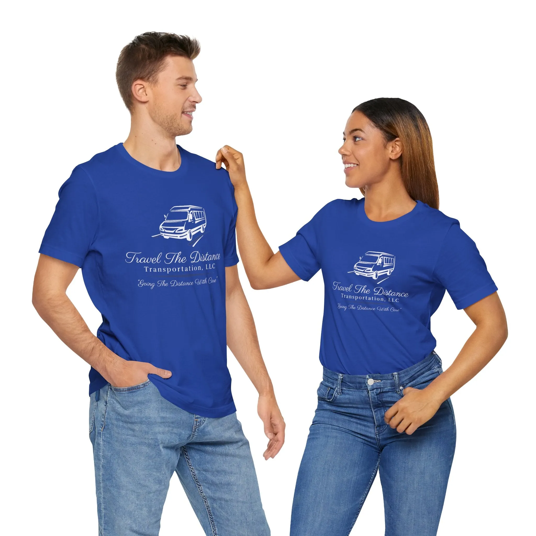 Travel The Distance Transportation Tee: Unisex Jersey Short Sleeve Tee