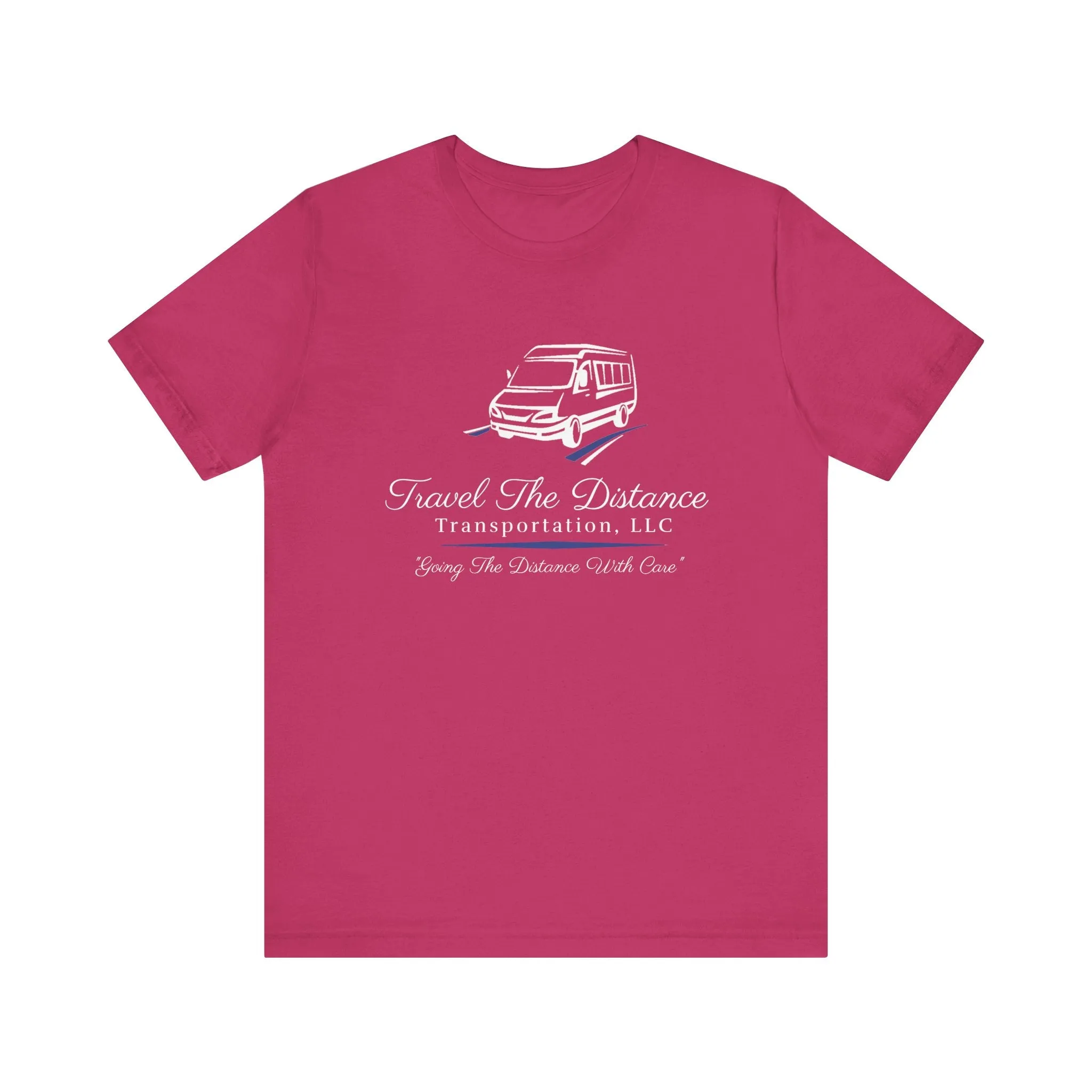 Travel The Distance Transportation Tee: Unisex Jersey Short Sleeve Tee