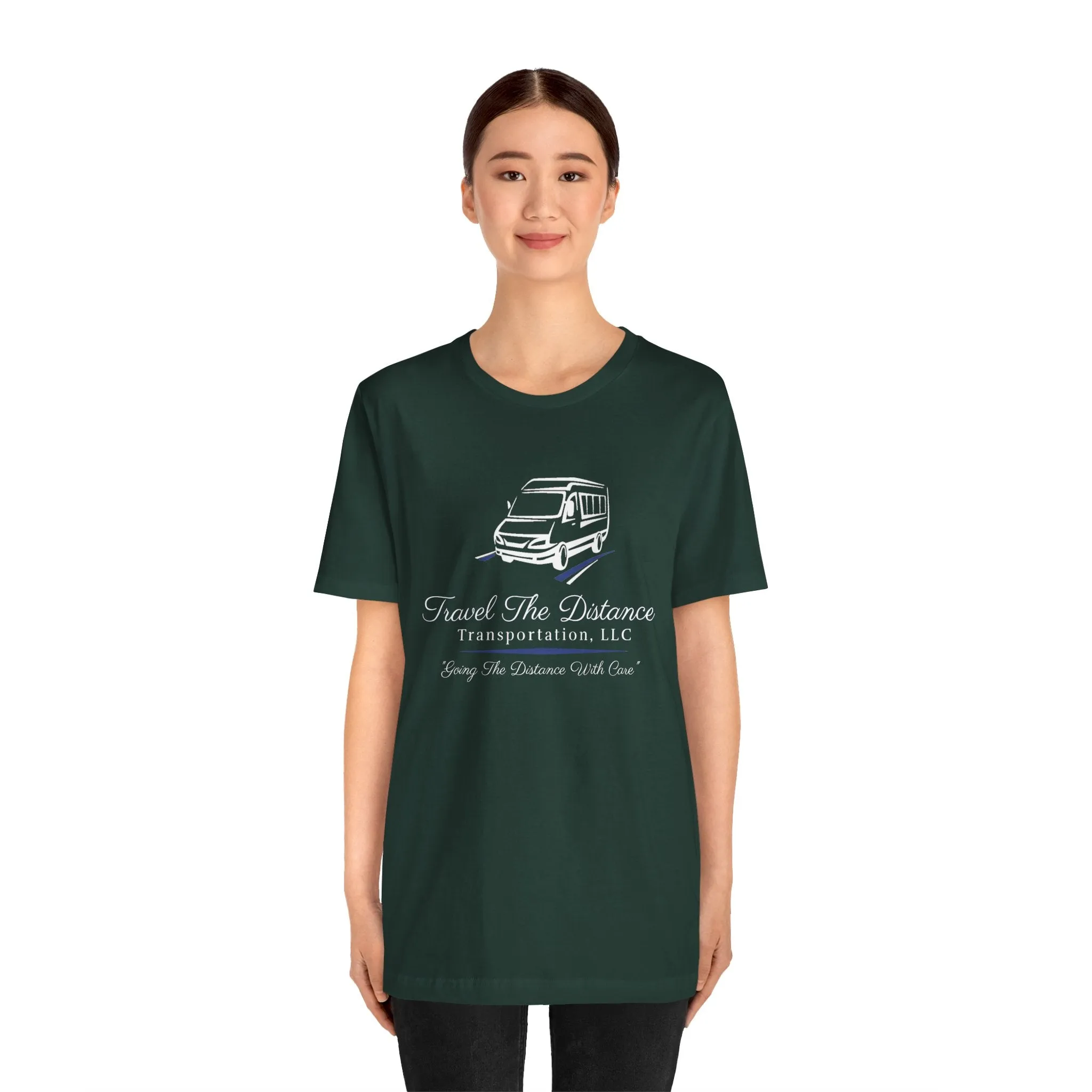 Travel The Distance Transportation Tee: Unisex Jersey Short Sleeve Tee