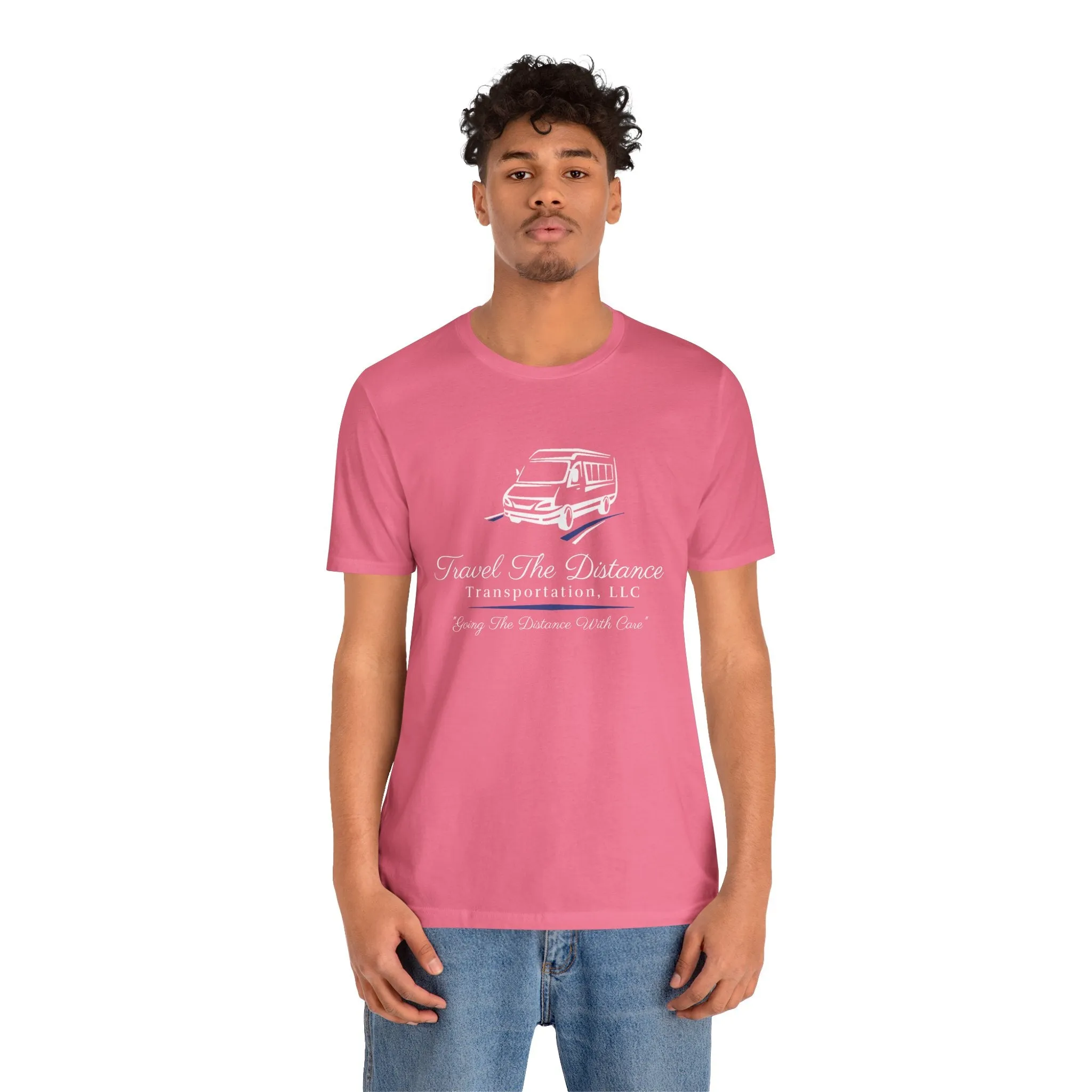 Travel The Distance Transportation Tee: Unisex Jersey Short Sleeve Tee