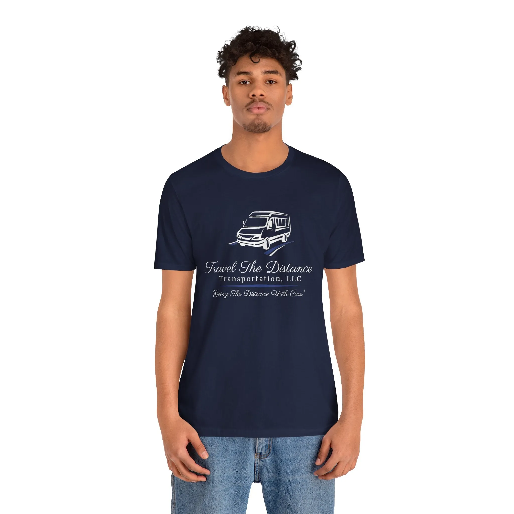 Travel The Distance Transportation Tee: Unisex Jersey Short Sleeve Tee