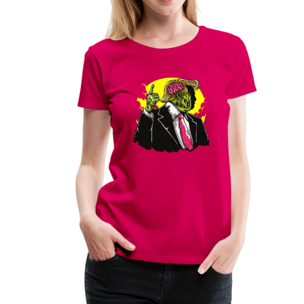 Trump Zombie Women’s Premium T-Shirt (CK1449L)