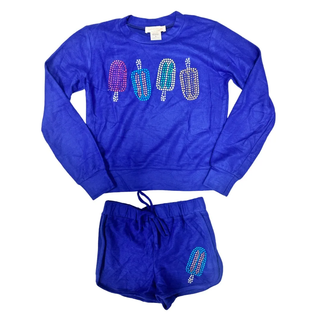 Tweenstyle by Stoopher Sparkle Popsicle Royal Short