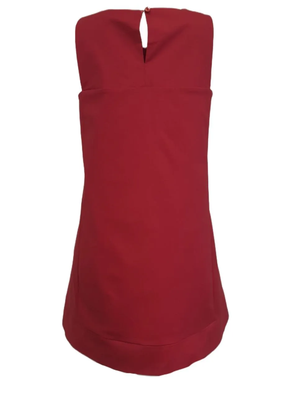 TWINSET By SIMONA BARBIERI Women's Red Ciliegia Abito Dress #TS727X 10 NWT