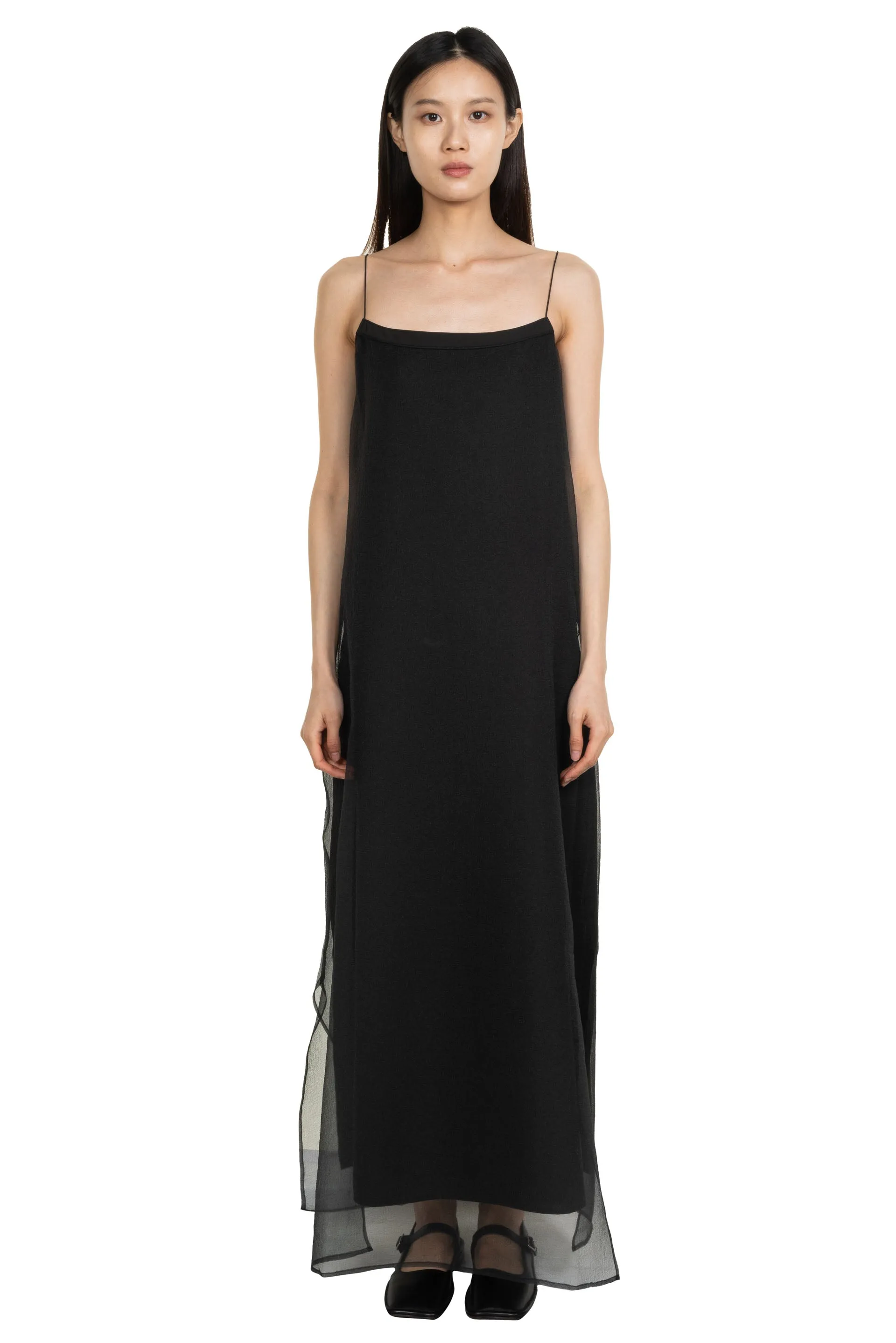 Two Piece Suspended Dress Black