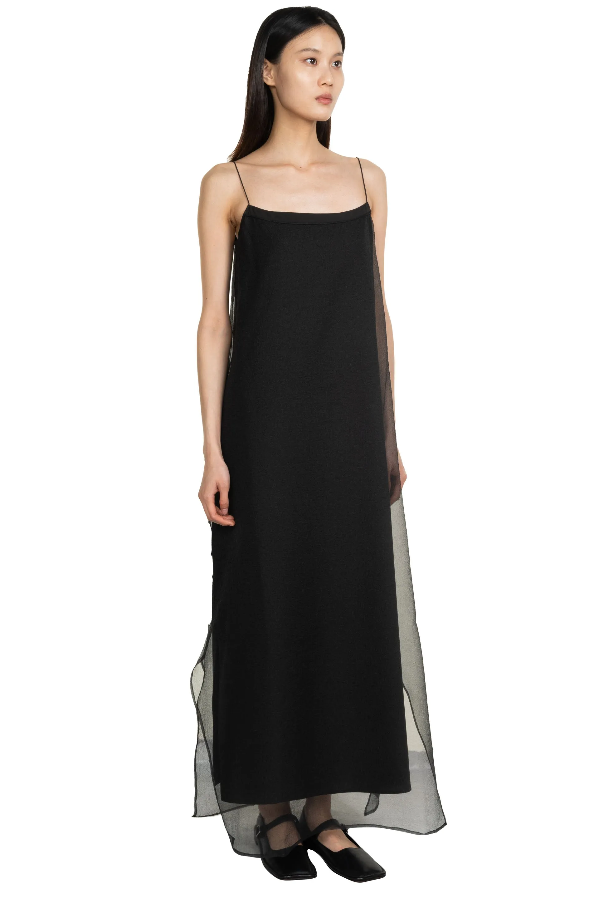 Two Piece Suspended Dress Black