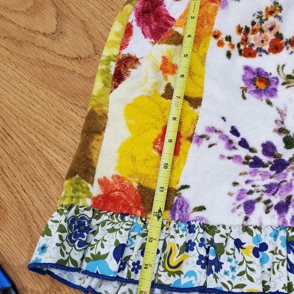 Urban Outfitters Floral college towel Shorts - boho‎ hippie style