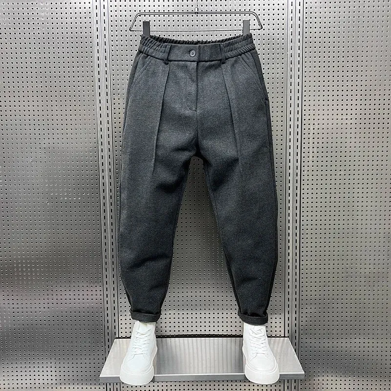 Vallier™ | Elegant Mottled Trousers