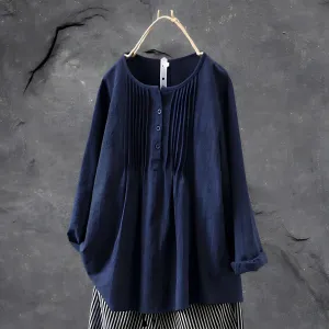 Vaska Oversized loose blouse