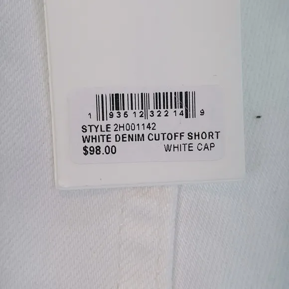 Vineyard vines - NWT Women's Denim Cutoff Shorts white jeans size 31
