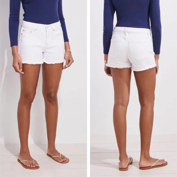 Vineyard vines - NWT Women's Denim Cutoff Shorts white jeans size 31