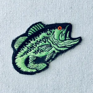 Vintage Bass Fishing Patch