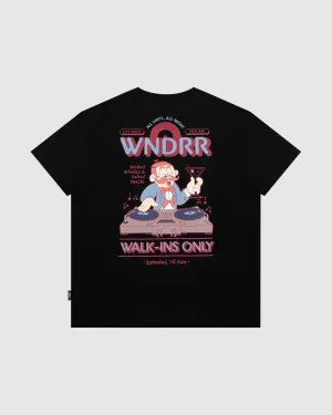 VINYL BAR BOX FIT TEE - BLACK