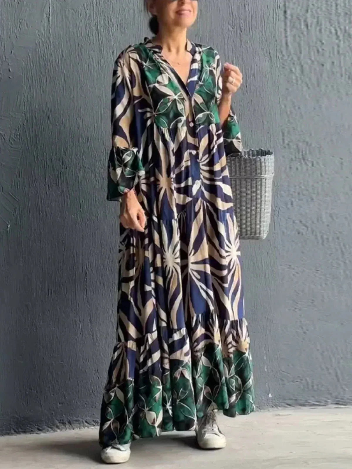 Viviana® | Printed dress in a loose fit