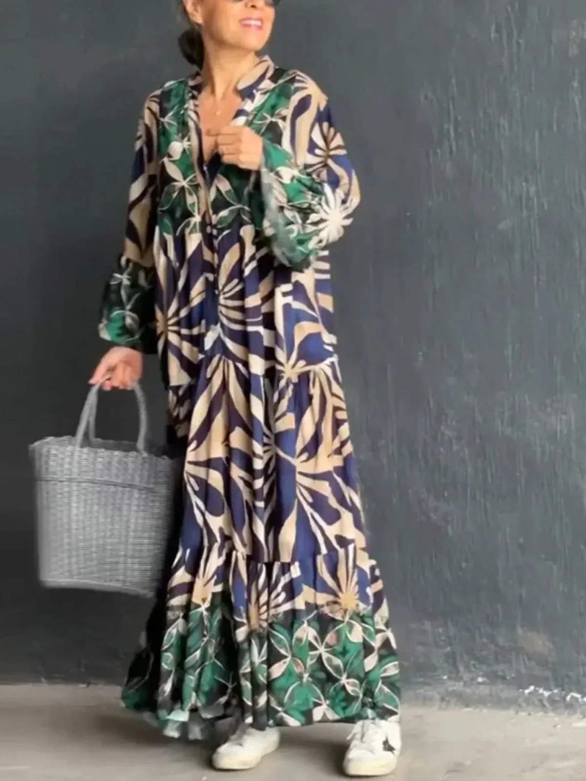 Viviana® | Printed dress in a loose fit