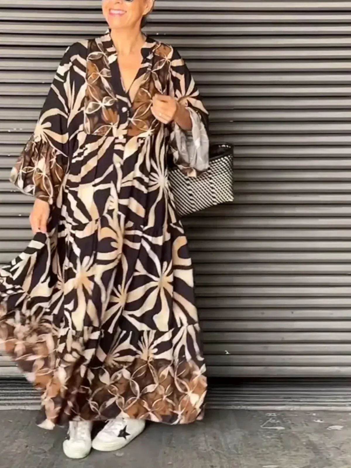 Viviana® | Printed dress in a loose fit