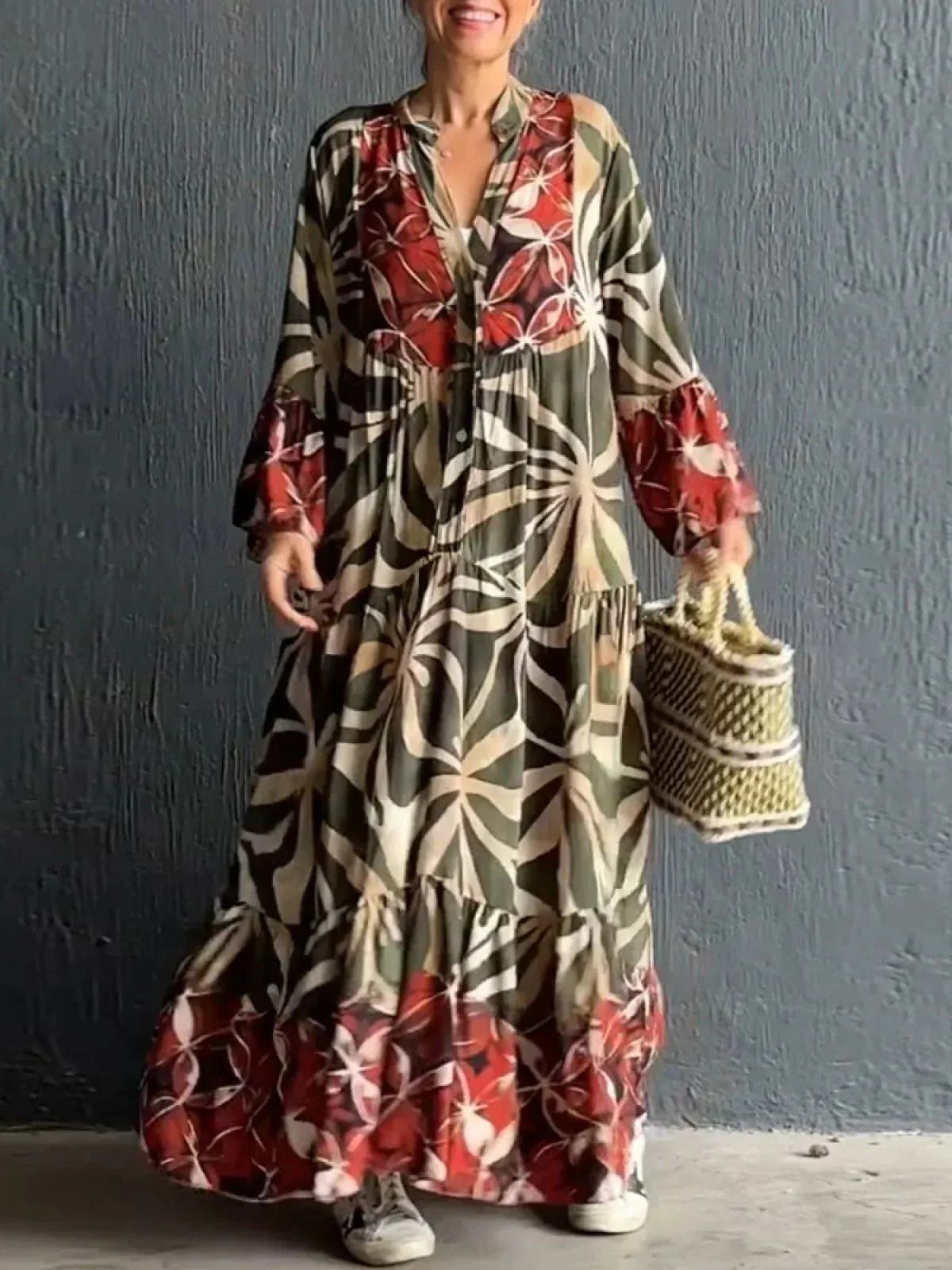 Viviana® | Printed dress in a loose fit