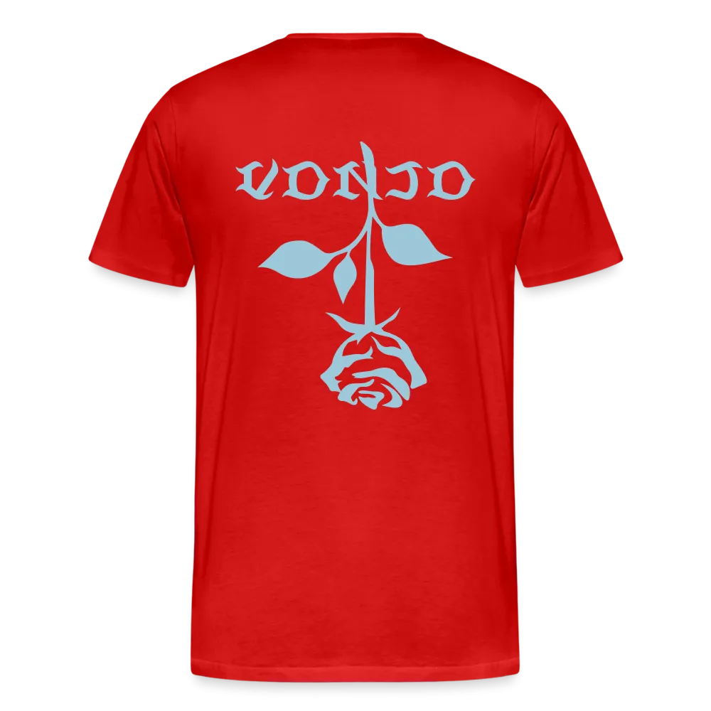 VonJo Floral (Light Blue Letter) Tee