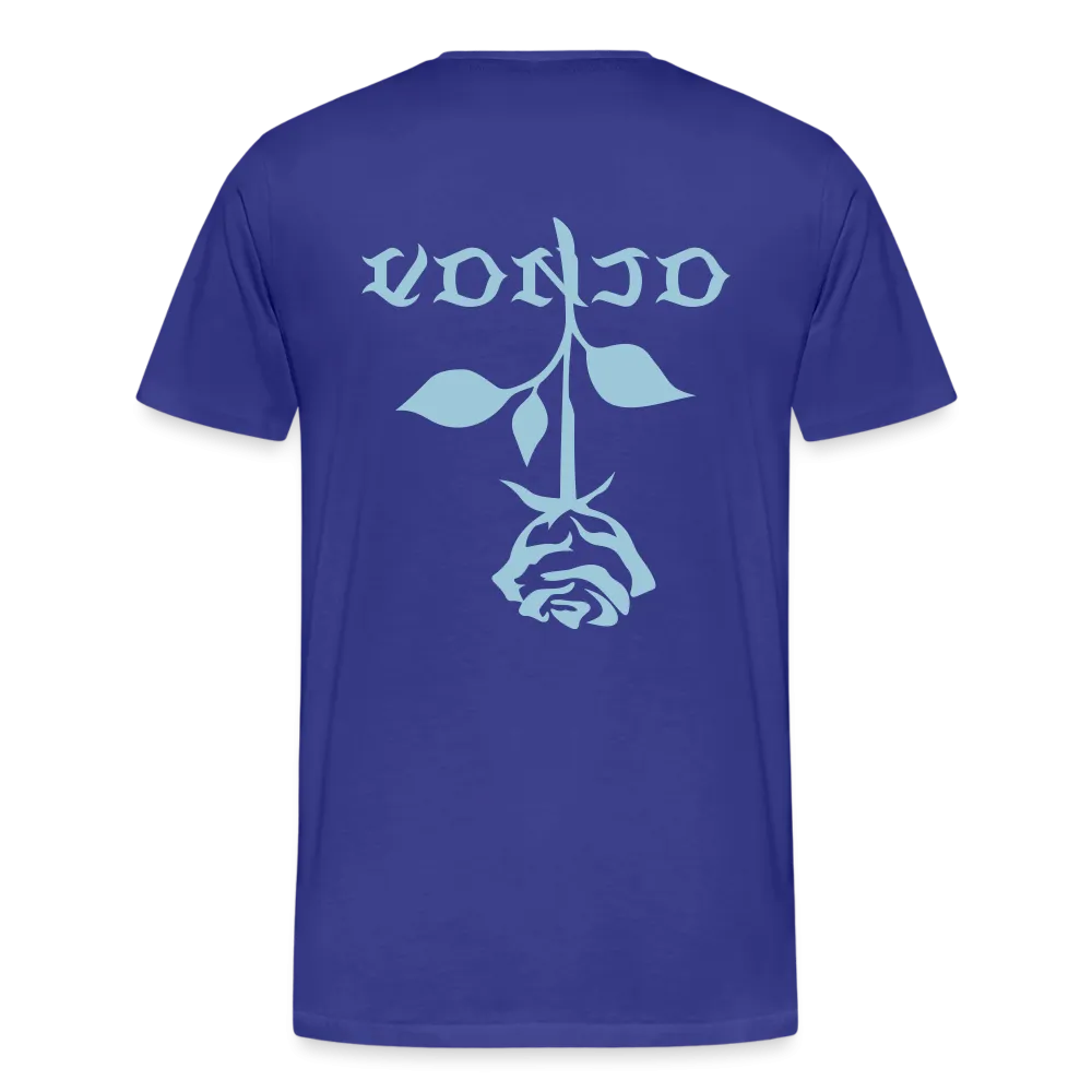 VonJo Floral (Light Blue Letter) Tee