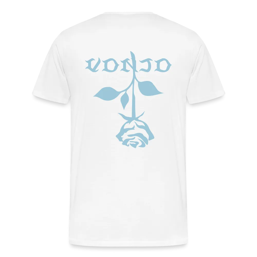 VonJo Floral (Light Blue Letter) Tee