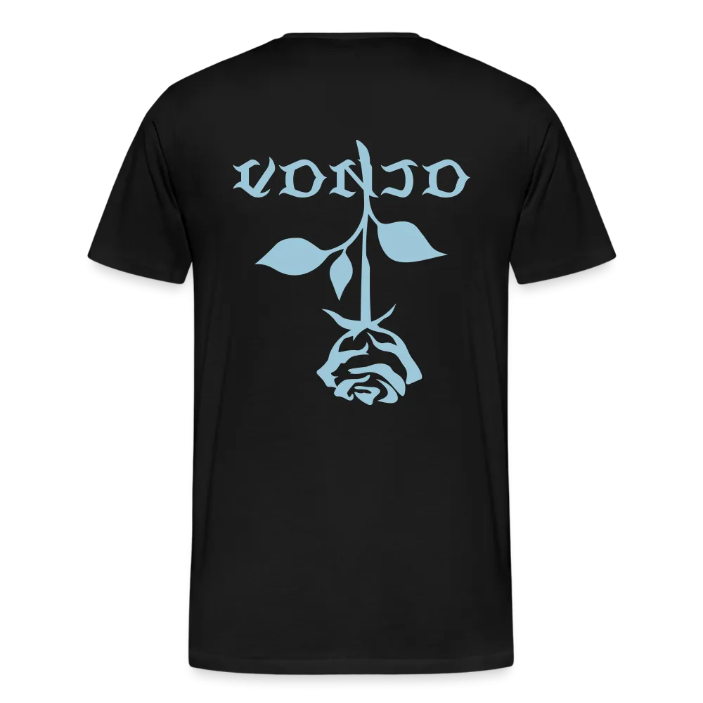 VonJo Floral (Light Blue Letter) Tee