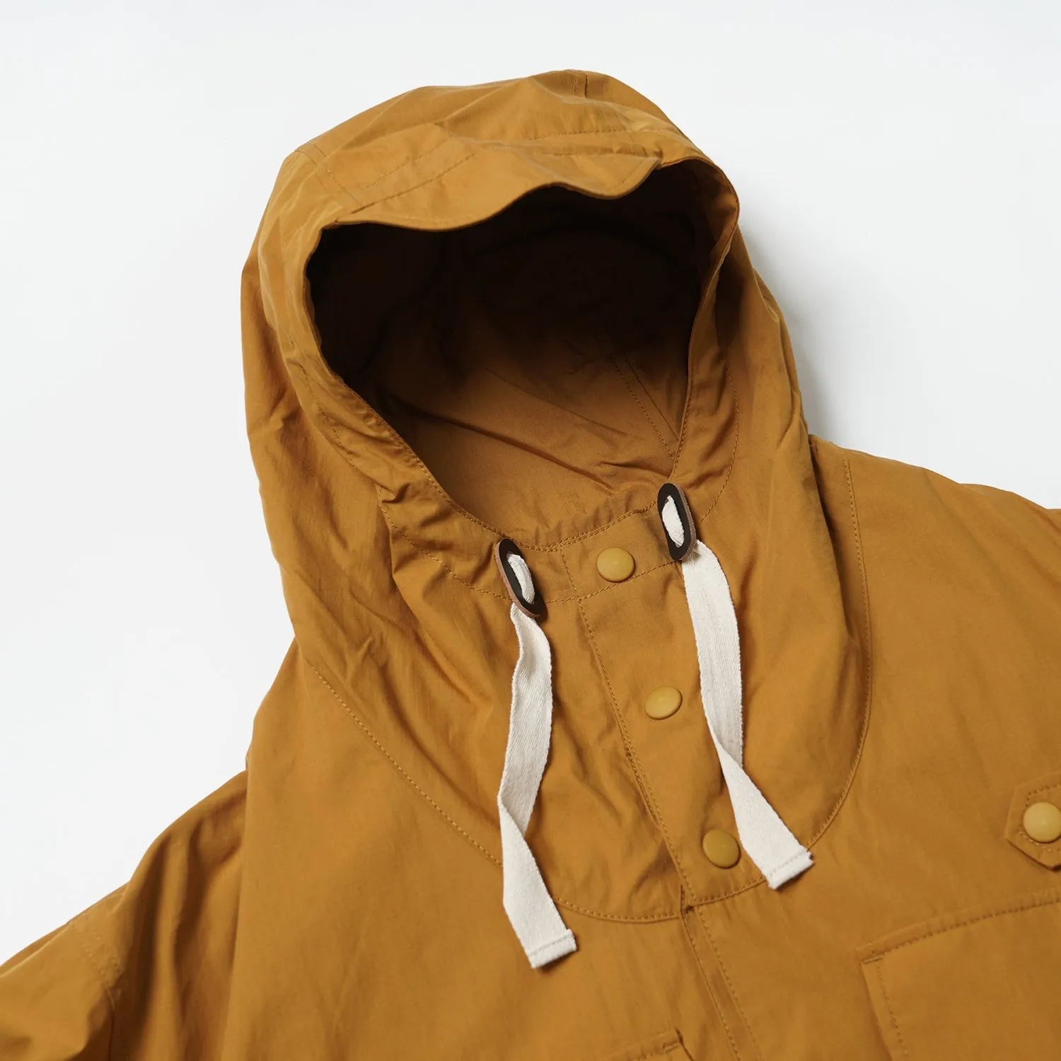 WADING HOODED PARKA JACKET - MUSTARD