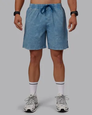 Washed Daily 7" Shorts - Elemental Blue