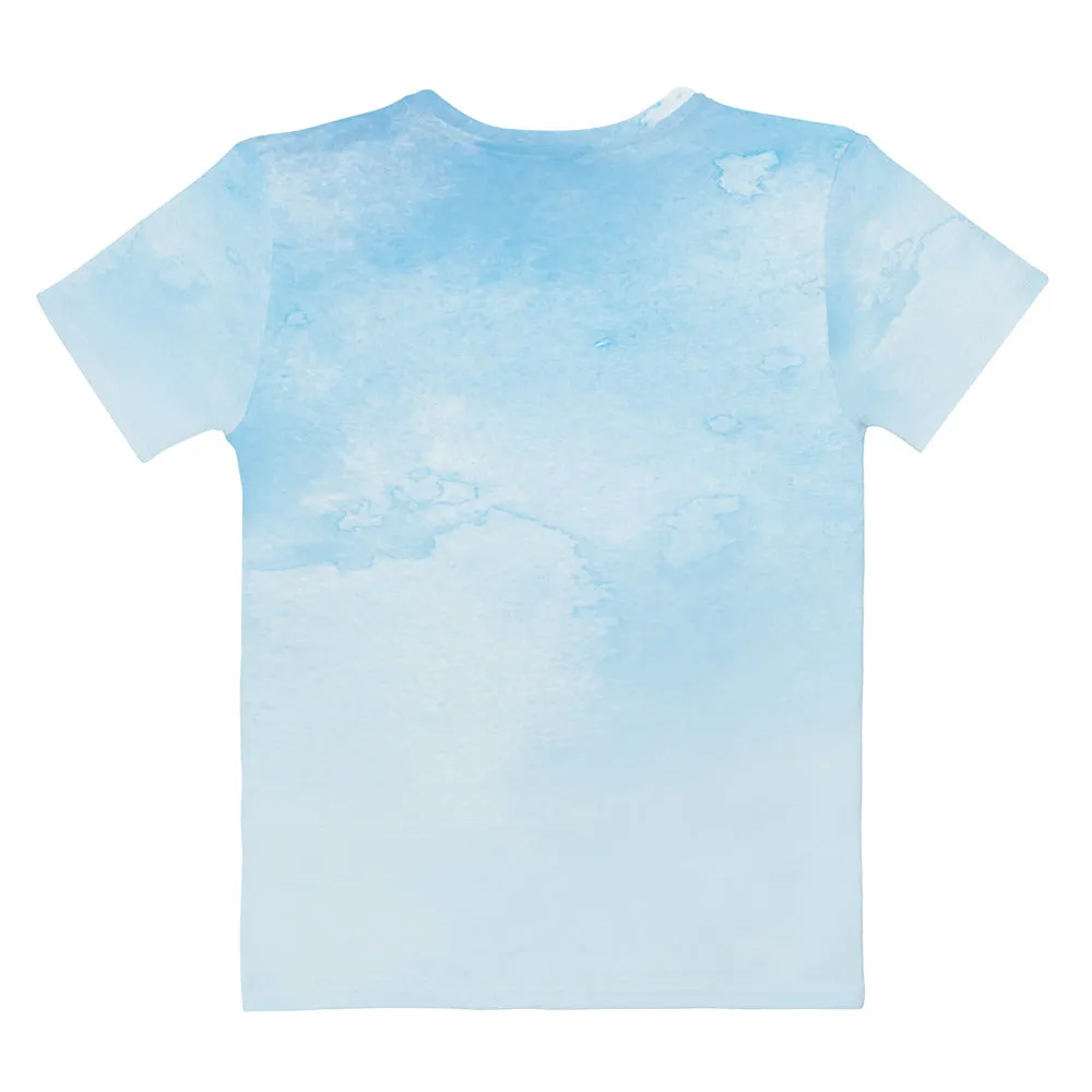 Water Color Abstract 2 - Sustainably Made Women’s Short Sleeve Tee