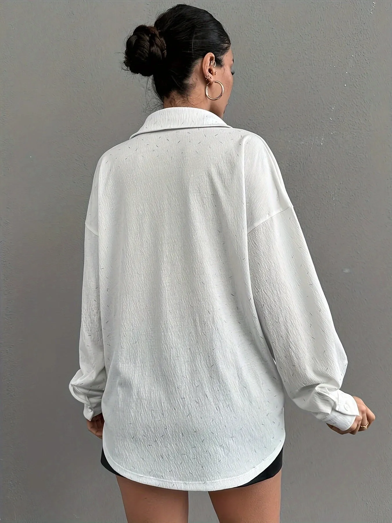 White Longline Shirt