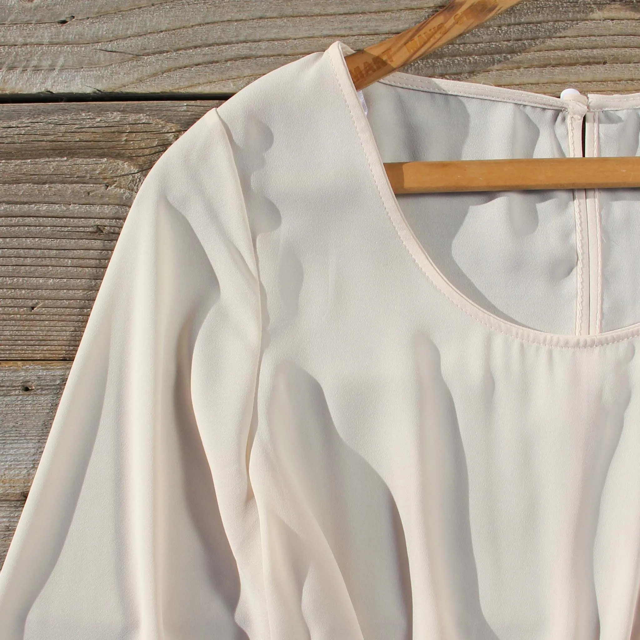 Wintertide Lace Romper in Cream