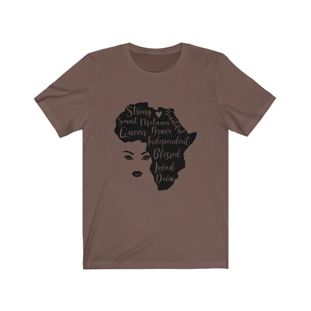 Woman's Jersey Short Sleeve Tee - Africa T-shirt