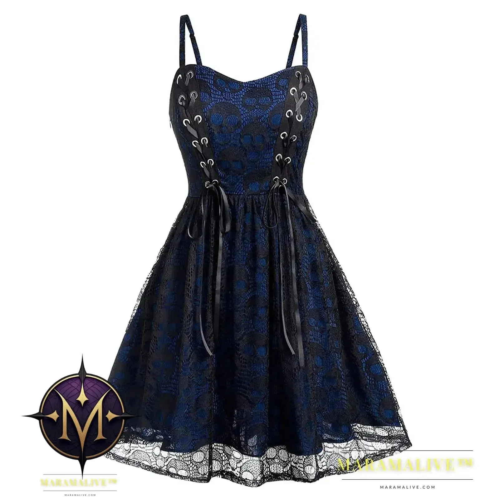 Women Dress Gothic Black Plus Size Halloween Lace Mesh Patchwork Sleeveless Camisole Party Dress Casual Women Elegant Dresses