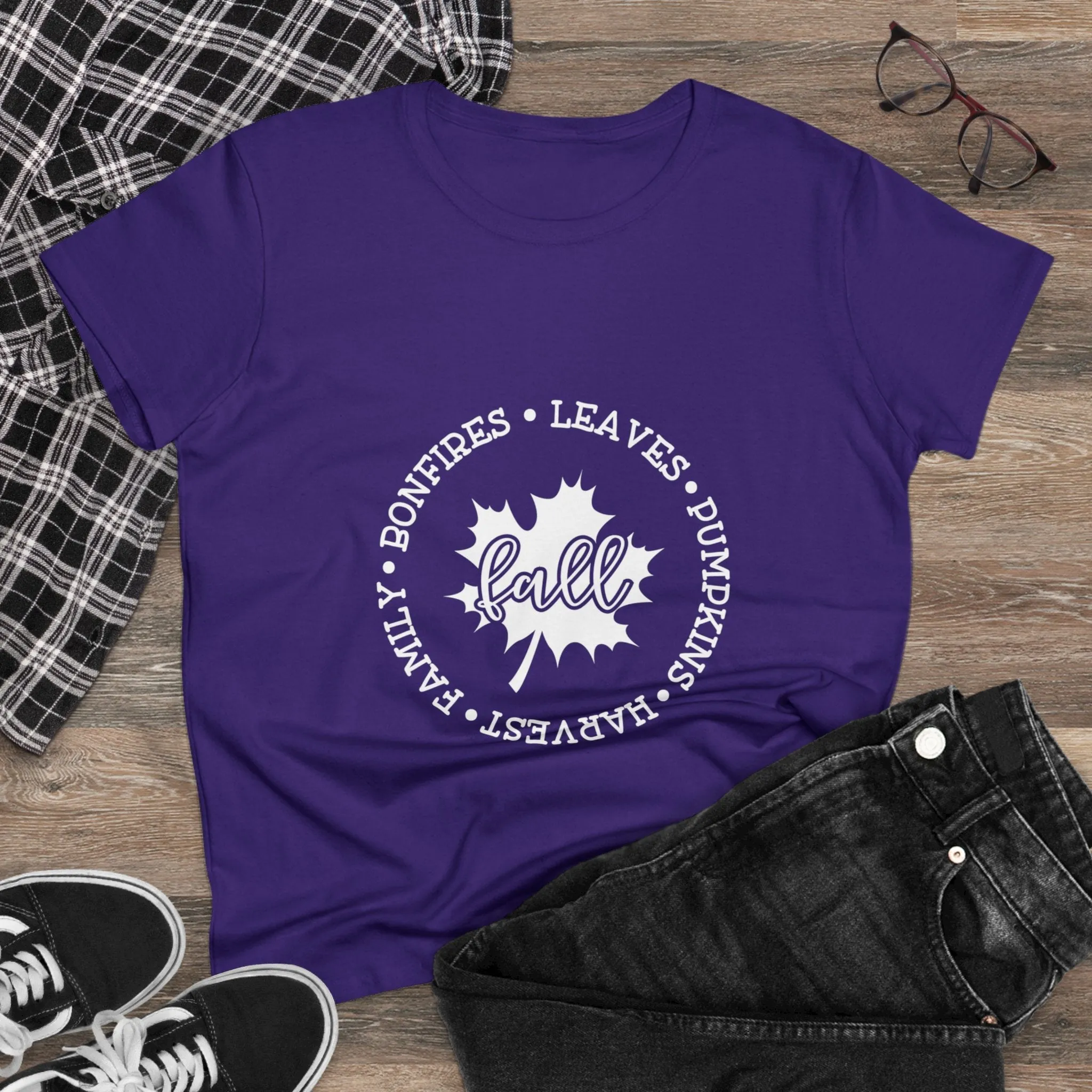Women's Midweight Cotton Tee-Fall