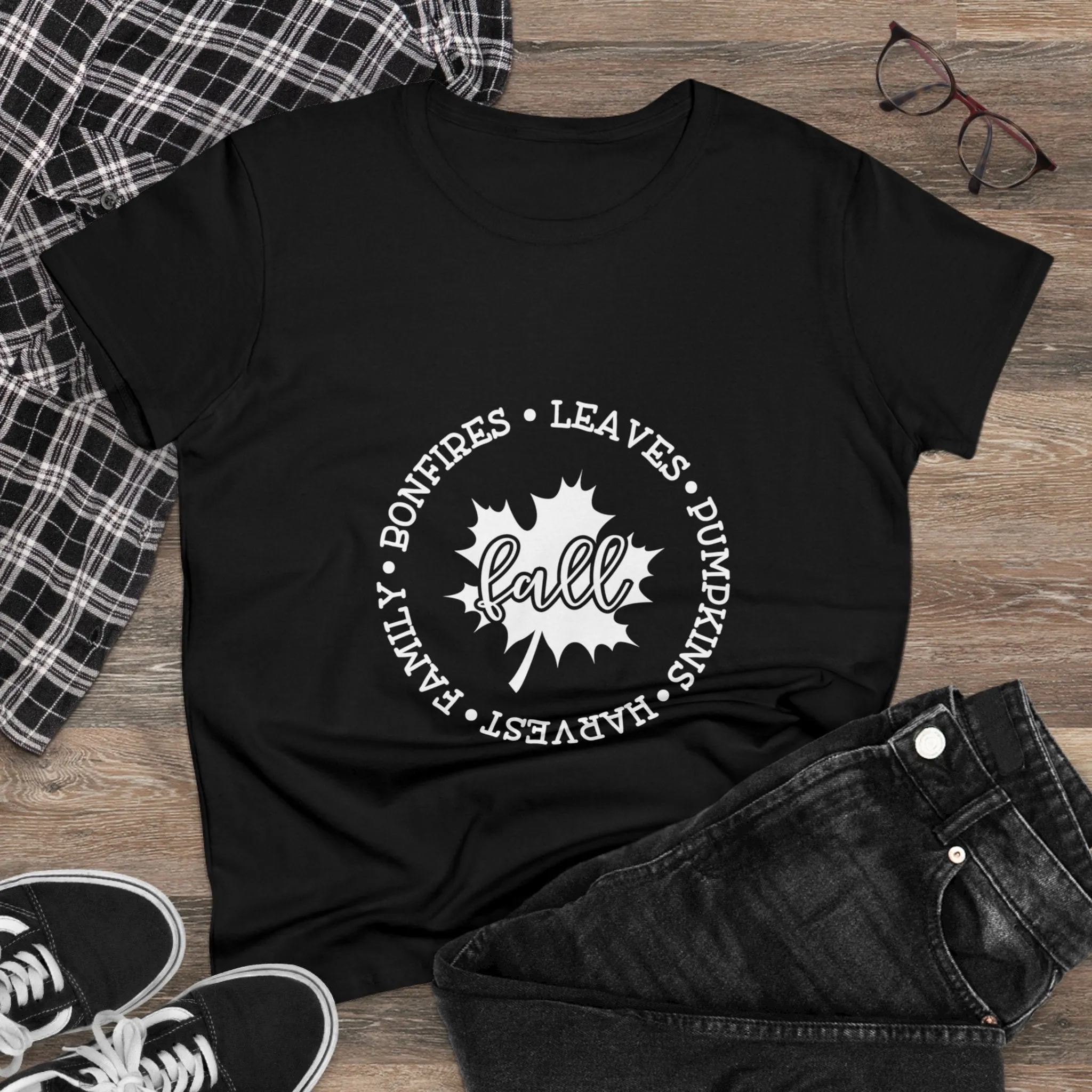 Women's Midweight Cotton Tee-Fall