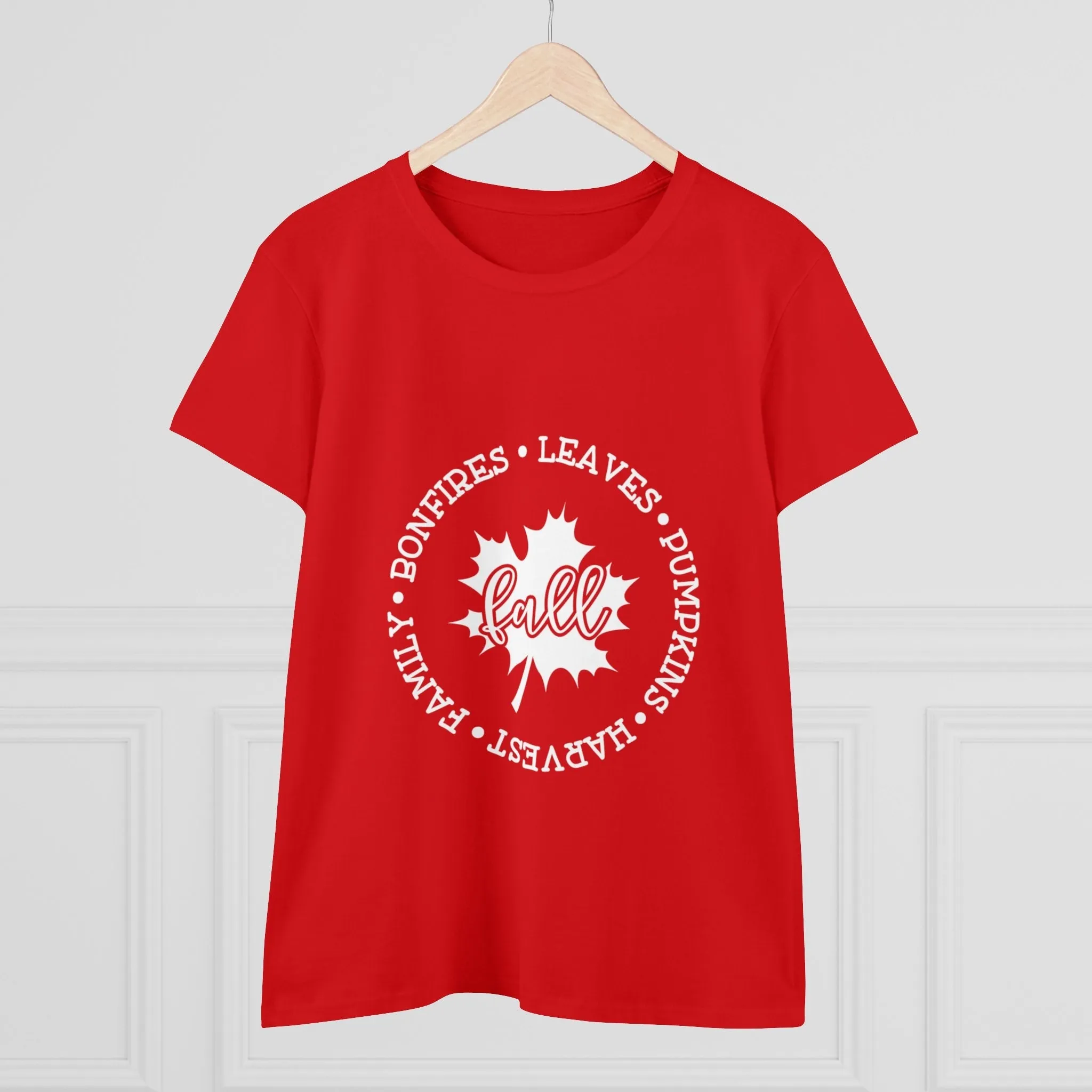 Women's Midweight Cotton Tee-Fall