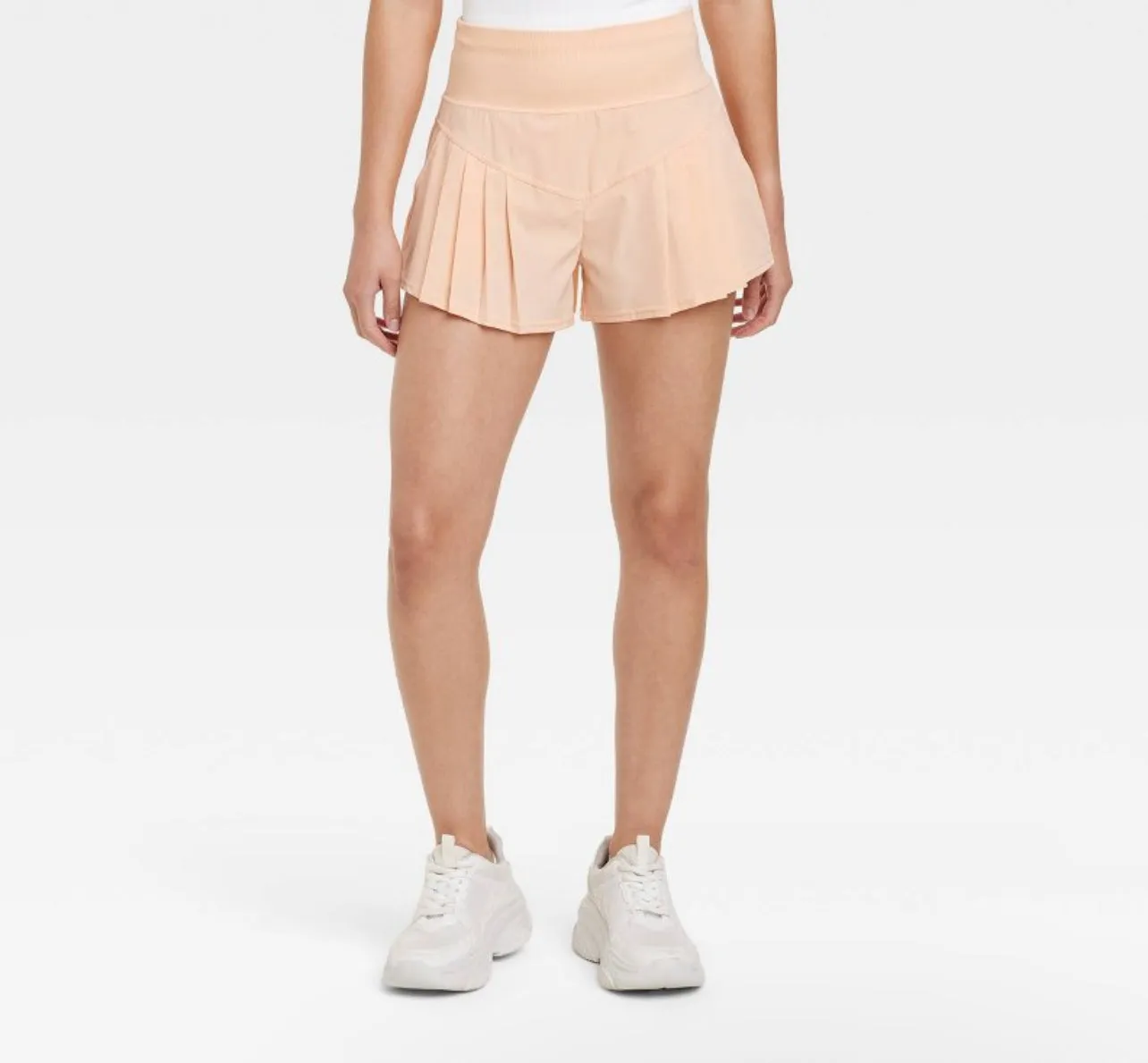 Women's Seamless Waistband Woven Shorts 2.5" - JoyLab™ Orange
