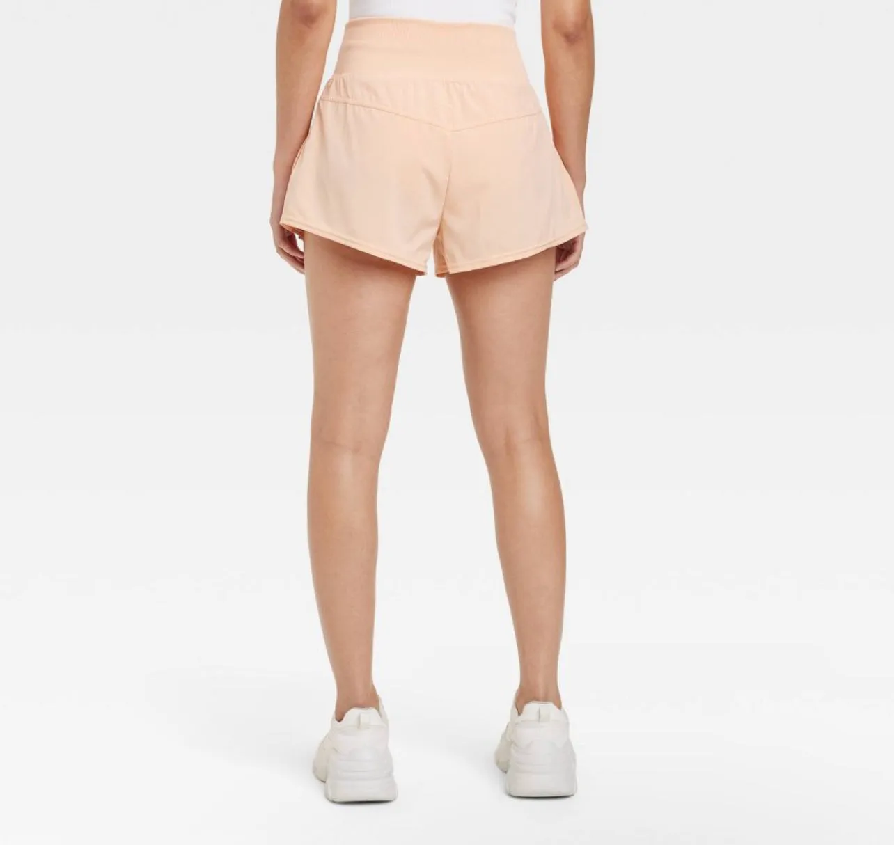 Women's Seamless Waistband Woven Shorts 2.5" - JoyLab™ Orange