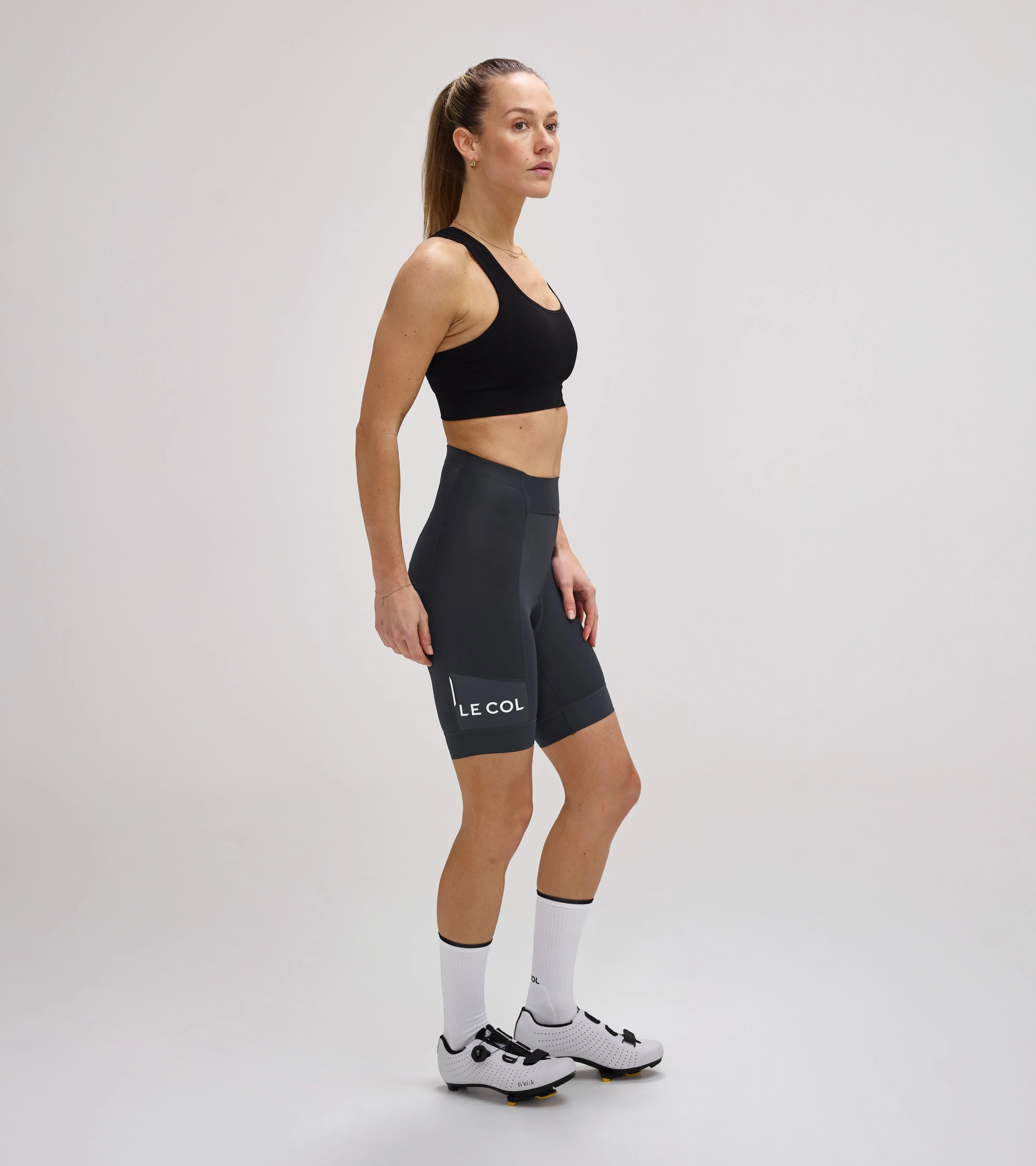 Womens Sport Waist Shorts-Short Length